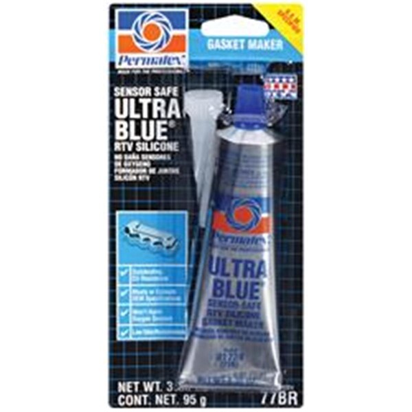 Permtx-Lockt 81724 Ultra Blue Multipurpose RTV Silicone Gasket Maker- 3.35 Oz. - P13-81724