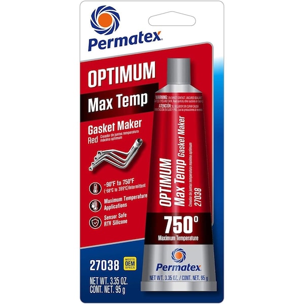 Permatex 3.35 oz Optimum Red Max Temperature Gasket Tube - PEX27038