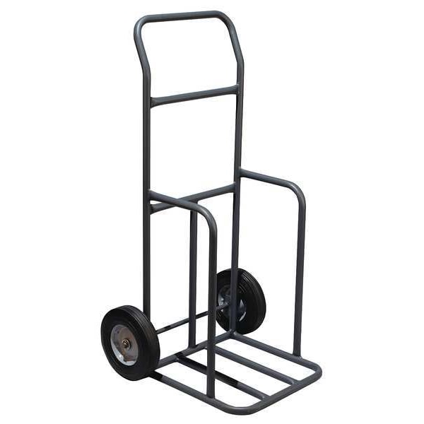 Zoro Select Portable Cone Cart, Steel, 14 in Height, 45 in Length, 16 lb, Black - 03-500-CCG
