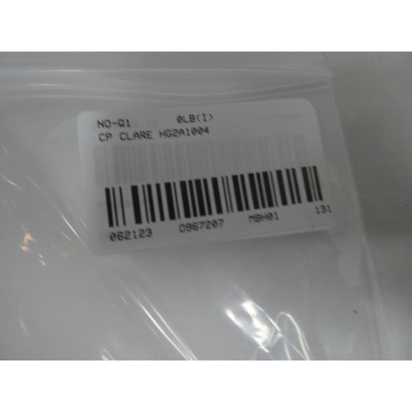 Clare CP Relé de conexión húmeda con mercurio para instrumentos generales, enchufable - HG2A1004