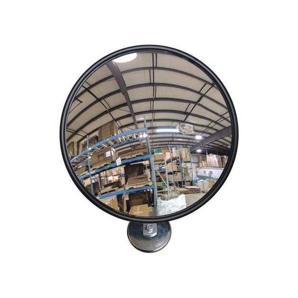 See All Industries Mirror, Convex, Indoor, Magnet, 8" dia. - N8-MAG
