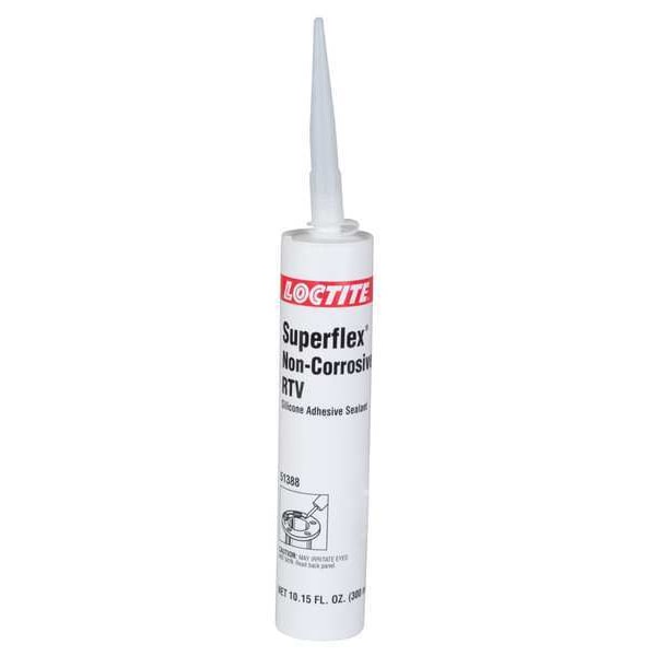 Loctite Non-Corrosive Gasket Sealant, 300 mL, Clear, Temp Range -75 to 500 Degrees F - 234325