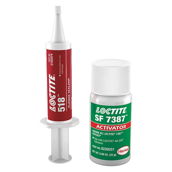 Loctite Anaerobic Anaerobic Gasket Maker, 25 mL, Red, Temp Range -65 to 300 Degrees F - 2102974