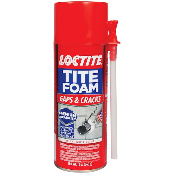 Loctite Loctite TiteFoam White Polyurethane Foam Foam Foam Sealant 12 oz - 1988753