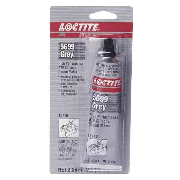Loctite Instant Sealing, Oil-Resistant RTV Gasket Maker, 5 oz, Black, Temp Range -65 to 500 Degrees F - 270637