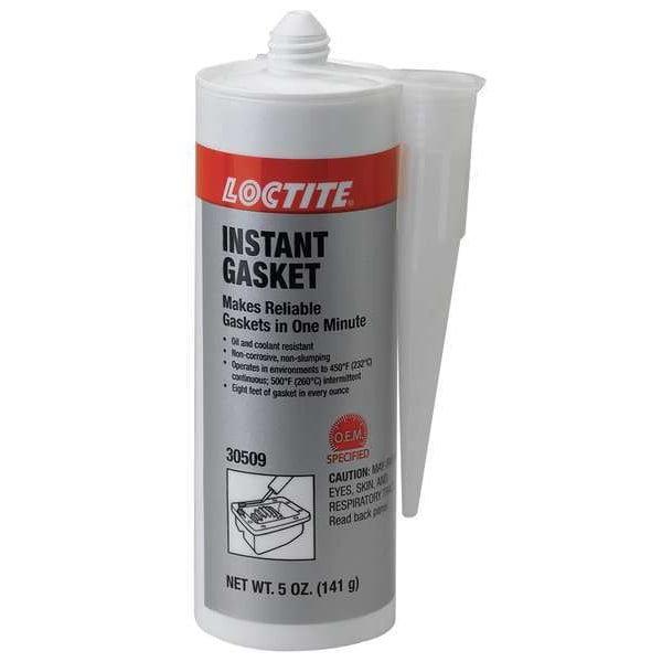Loctite Instant Sealing, Oil-Resistant RTV Gasket Maker, 5 oz, Black, Temp Range -65 to 500 Degrees F - 270637