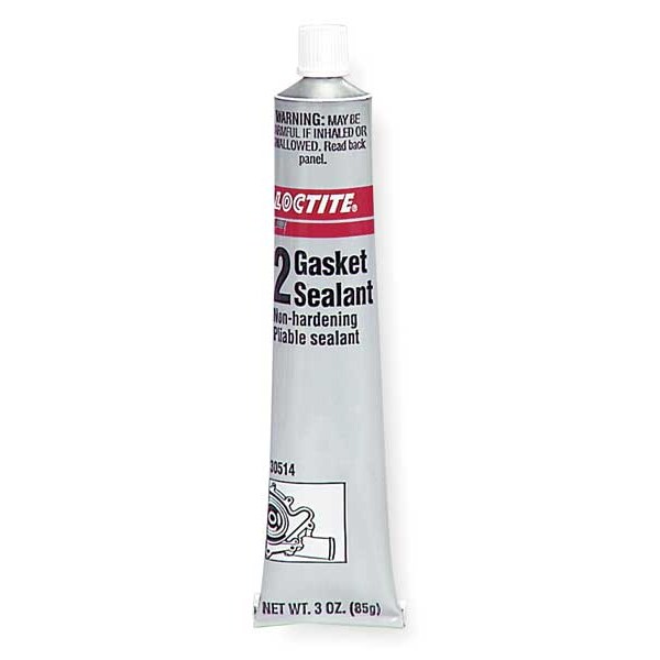 Loctite Slow Dry Flexible Cure Gasket Sealant, 3 oz, Black, Temp Range -65 to 400 Degrees F - 234891