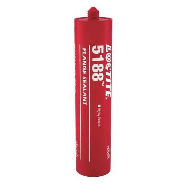 Loctite Anaerobic Gasket Sealant, 300 mL, Red, Temp Range -65 to 300 Degrees F - 1241991