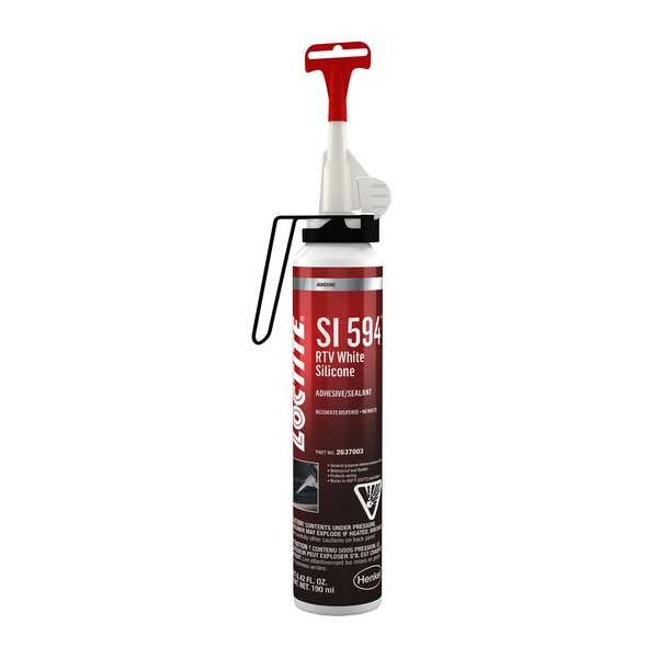 Loctite Silicone RTV Gasket Maker, 190 mL, White - 2637003