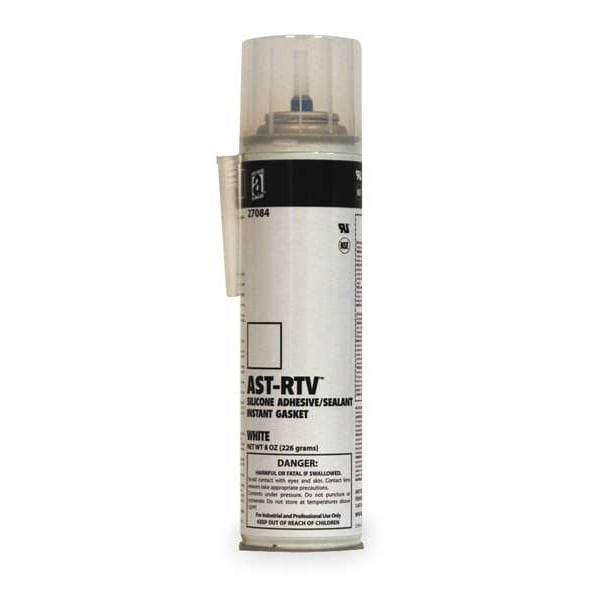 Anti-Seize Technology Multipurpose Pressurized Can RTV Gasket Maker, 8 oz, White, Temp Range -75 to 450 Degrees F - 27084