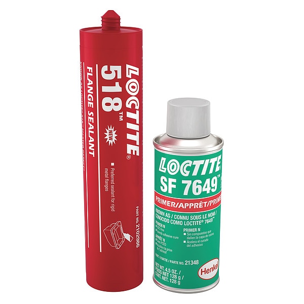 Loctite Anaerobic Gasket Sealant, 300 mL, Red, Temp Range -65 to 300 Degrees F - 2102986