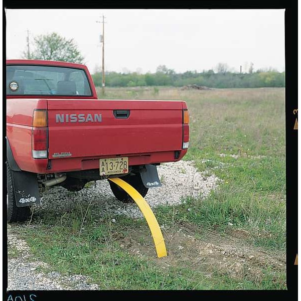 Zoro Select Nonreflective Marking Stake, Reinforced Polymer, Non-Reflective, 66 in Height, 2.2 lb., Yellow - 96951