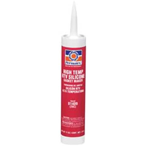 Permtx-Lockt 81409 High-Temp Red RTV Silicone Gasket, 11 Oz. - P13-81409