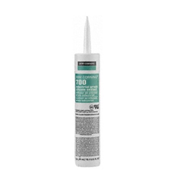 Dow Corning Gasketing, RTV Silicone, Multipurpose, White, 10.1 Oz - 700 WHITE 10.1OZ CTG