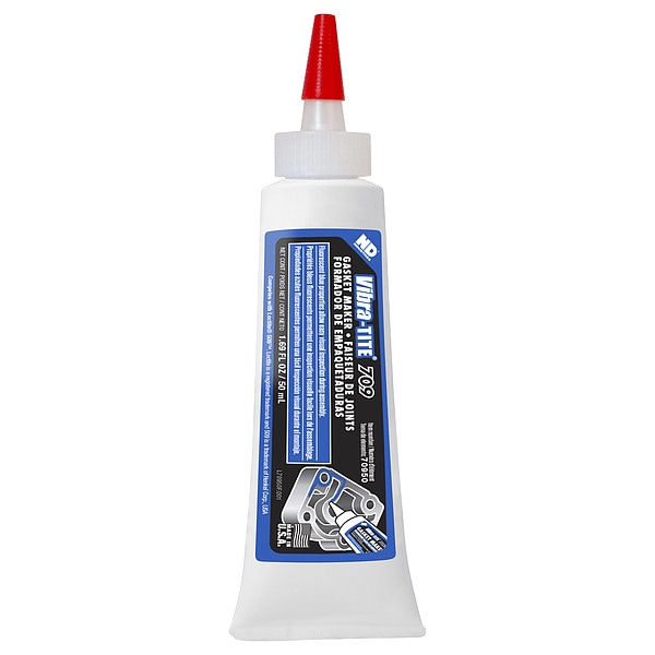 Vibra-Tite Anaerobic Anaerobic Gasket Maker, 50 mL, Blue, Temp Range -65 to 300 Degrees F - 70950