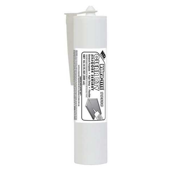 Vibra-Tite Silicone Gasket Sealant, 300 mL, Clear, Temp Range -65 to 450 Degrees F - 99530