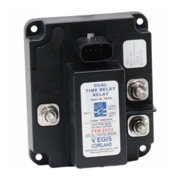 Serie de relés temporizadores de doble salida Egis Mobile Electric Tdr 2X80 A - EGIS/7616B