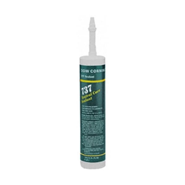 Dow Corning Gasketing, RTV Silicone, Neutral Cure, Clear, 10.1 Oz - 737 CLEAR 10.1OZ CTG