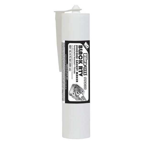 Vibra-Tite Silicone Gasket Sealant, 300 mL, Black, Temp Range -65 to 500 Degrees F - 99830