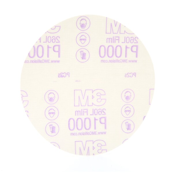 3M 3M Red Finishing Film Abrasive Disc, 01104, 6 in, P1000, 4PK - 260L