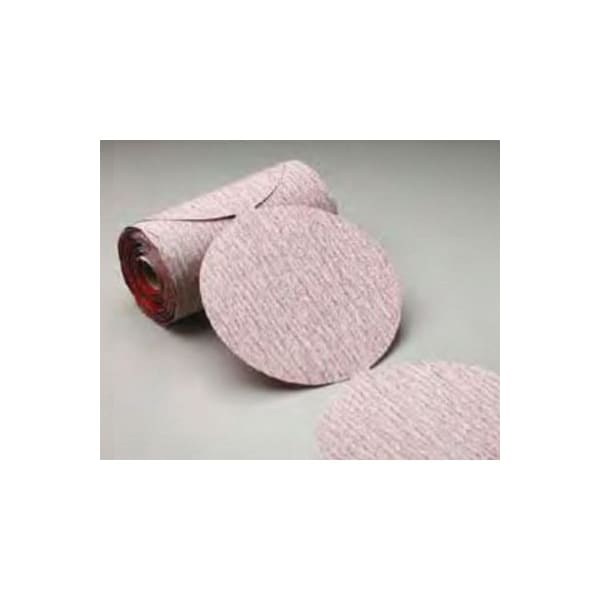 Carborundum Abrasives 6 In. Carbo Premier Red Dri-Lube Stick-On Paper PSA Disc Roll P800, 100PK - 5539518162