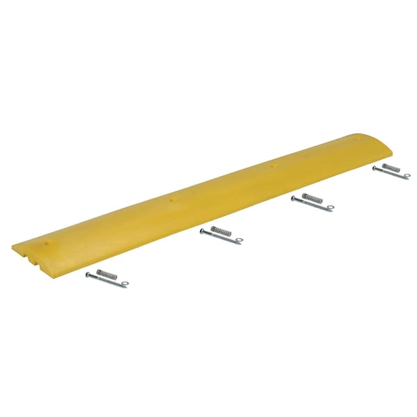 Vestil Speed Bump, 2 1/4 in Height, 70 1/2 in Length, Yellow - SBD-72