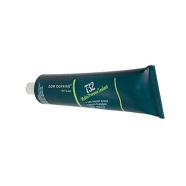 Dow Corning Gasketing, RTV Silicone, Multipurpose, Aluminum, 3 Oz - 732 ALUM 3OZ TUBE