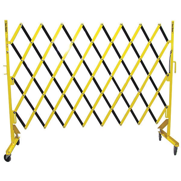 Versa-Guard Portable Expandable Safety Barricades, Yellow/Black - AG3-4084