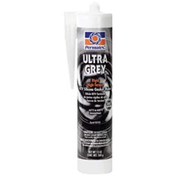 Permtx-Lockt Ultra Grey Rigid High-Torque Rtv Silicone Gasket Maker- 13 Oz. - P13-82195