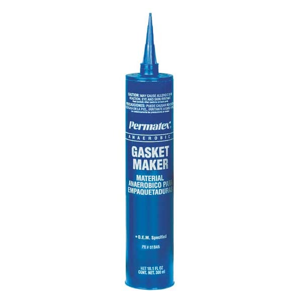 Permatex For Aluminum and Other Metals Gasket Maker, 300 mL, Red, Temp Range -65 to 300 Degrees F - 51845