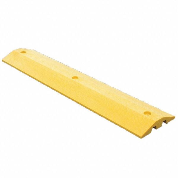 Plastics R Unique Speed Bump, Plastic, 2 in Height, 48 in Length - 21048SBY-LAGS
