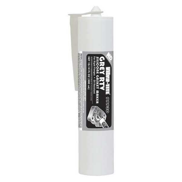 Vibra-Tite Silicone Gasket Sealant, 300 mL, Gray, Temp Range -65 to 500 Degrees F - 99930