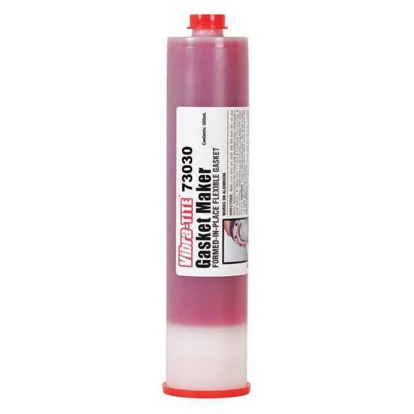 Vibra-Tite Anaerobic Gasket Sealant, 300 mL, Red, Temp Range -65 to 300 Degrees F - 73030