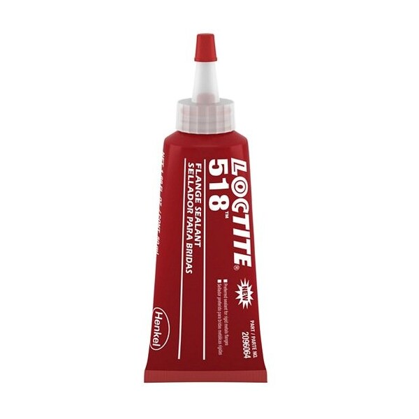 Henkel Gasketing, Anaerobic, Metal Flange Flexible, Tube - 518 50ML IDH 2096064