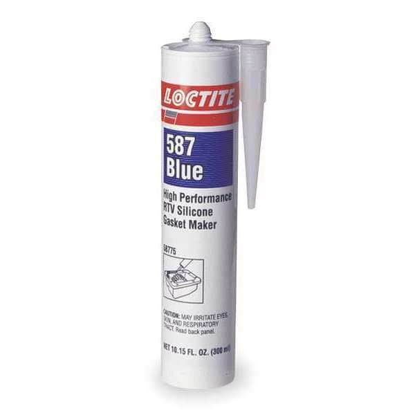 Loctite Low Odor, Noncorrosive RTV Gasket Maker, 300 mL, Blue, Temp Range -75 to 500 Degrees F - 234590