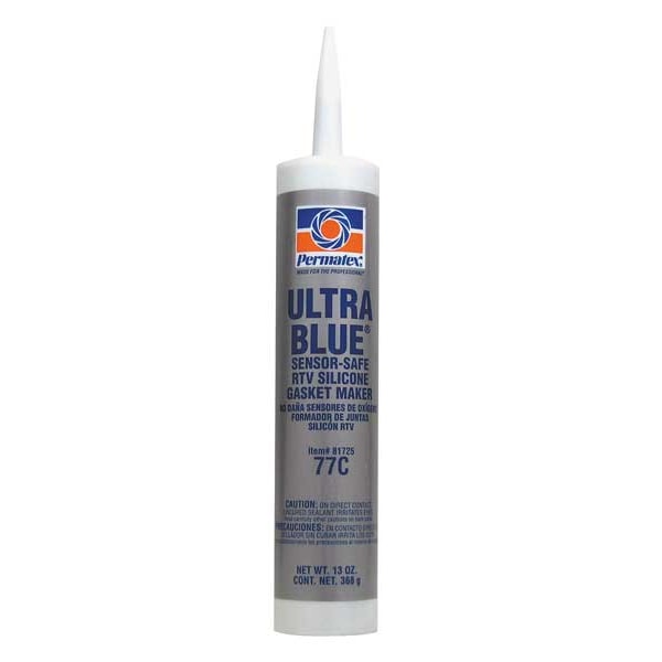 Permatex Low Odor, Noncorrosive RTV Gasket Maker, 13 oz, Blue, Temp Range -65 to 500 Degrees F - 81725