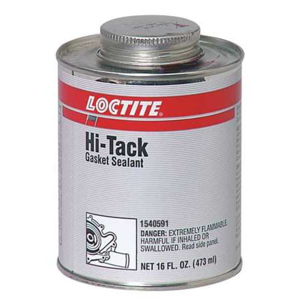 Loctite Solvent Based Gasket Sealant, 1 pt, Red, Temp Range -65 to 500 Degrees F - 1540591