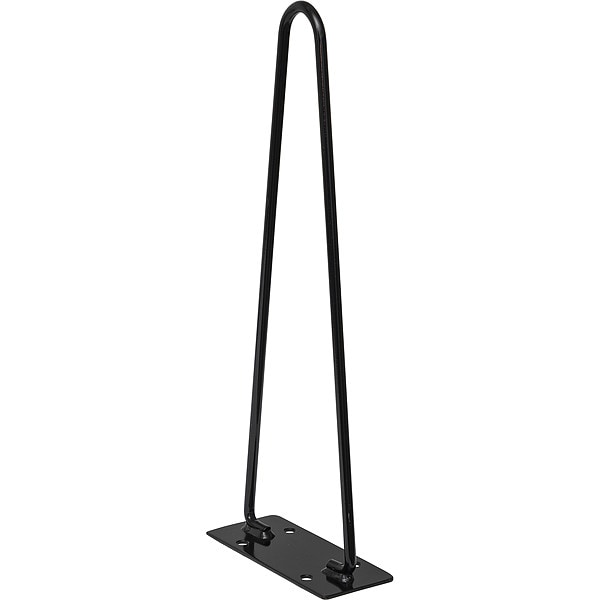 Zoro Select Horizontal Mount Cone Holder, Carbon Steel, 22 in Height, 6 7/8 in Length, 2.25 lb, Silver - TCH10H