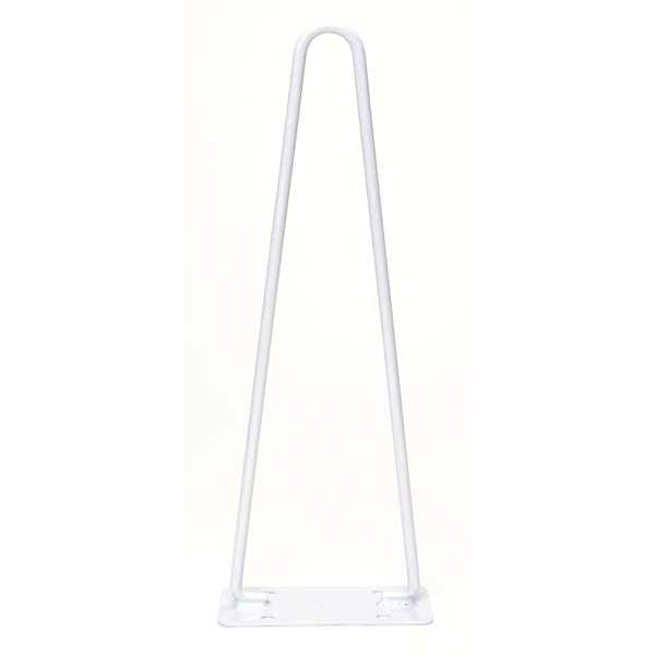 Zoro Select Horizontal Mount Cone Holder, Carbon Steel, 22 in Height, 6 7/8 in Length, 2.25 lb, Silver - TCH10H