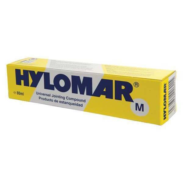 Hylomar Adhesive/Sealant Gasket Sealant, 80 mL, Blue, Temp Range -50 to 250 C - HUBR02