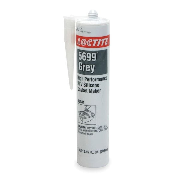 Loctite Oil and Water-Resistant, Noncorrosive RTV Gasket Maker, 300 mL, Gray - 135270