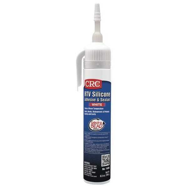 Crc High Moisture Resistance, Indoor/Outdoor Gasket Sealant, 6.5 oz, White - 14056