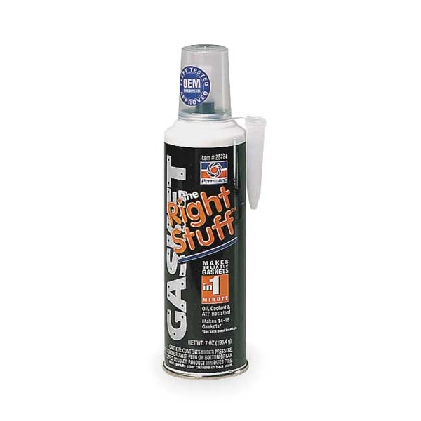 Permatex Instant Sealing, Oil-Resistant RTV Gasket Maker, 7 oz, Black, Temp Range -75 to 500 Degrees F - 25224