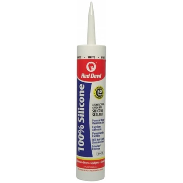 House 100 Percent White Silicone Sealant - HO334544