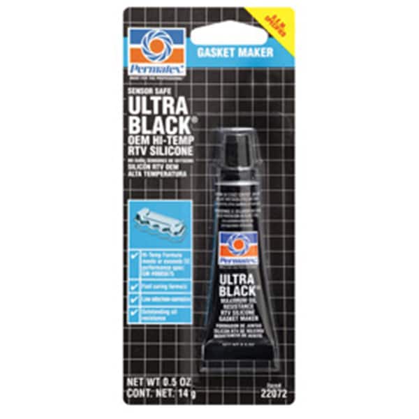 Permtx-Lockt Ultra Black Maximum Oil Resistance Rtv Silicone Gasket Maker - P13-22072
