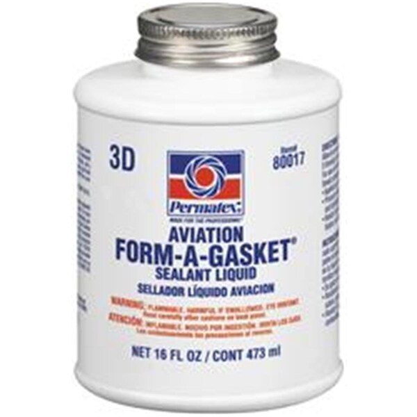 Permtx-Lockt 80017 Form-A-Gasket No. 3 Sealant, 16 Oz. - P13-80017