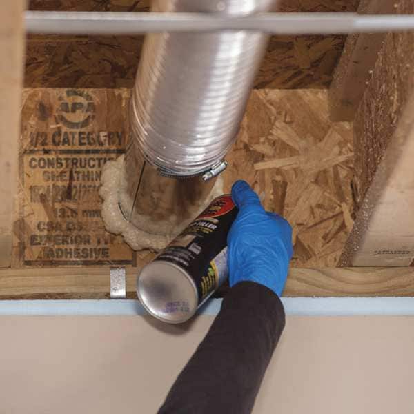 Great Stuff Spray Foam Sealant, 12 oz, Aerosol Can, Yellow, Big Gap Filler - 00157906