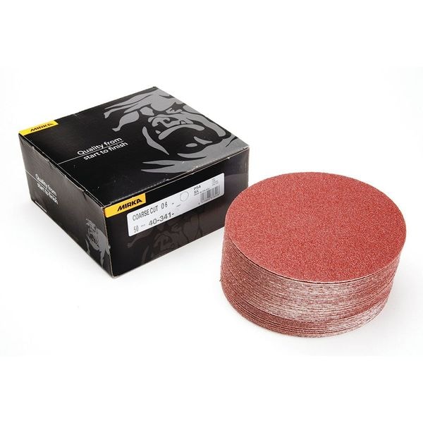 Mirka Coarse Cut, PSA Disc, 6", P40, PK50 - 40-341-040