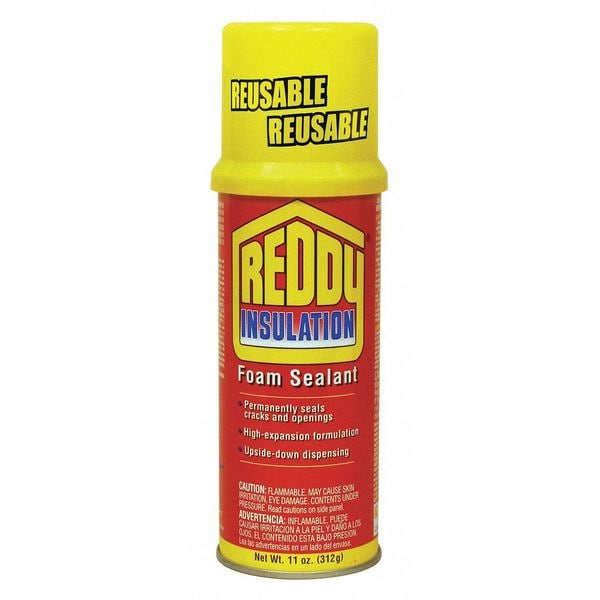 Touch 'N Seal Spray Foam Sealant, Straw Application Method 11 oz, Aerosol Can, Beige, 2-3:1 Expansion Ratio - 7565000021