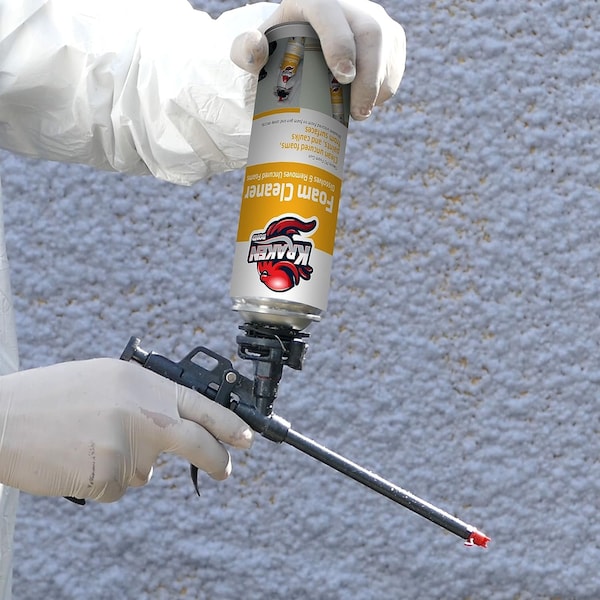 Krakenbond Krakenbond Foam Gun Cleaner, Sealant Remover, Dissolves & Removes Uncured Polyurethane Foams - KR1101PMFW